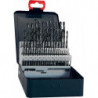 Set Foret hélicoidal DIN338 HSS forgés Typ RN 1-13mm FORTIS (Par 5)