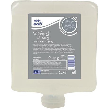 Refresh Luxury 3in1 Cheveux - Corps 2L Cartouche (Par 4)