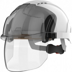 Casque EVO VISTAshield et verroullage à bouton rotatif JSP