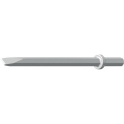 Ciseau plat 450 mm EE Hexagonale 22 x 82 mm
