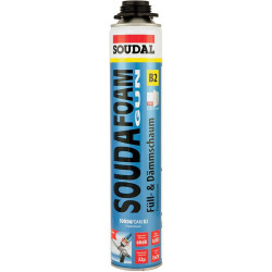 Mousse PU pistolable B2 750 ml (MDI) SOUDAL (Par 12)