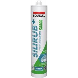 Silirub MA Silicone pierre naturelle 300ml marbre gris SOUDAL (Par 15)