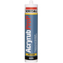 Mastic Acryrub 310ml blanc SOUDAL (Par 15)