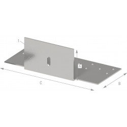 Equerres SST C2P-1 SST Angle de poussée SC2P-1 (Par 25)