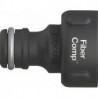 Raccord de robinet G1/2 (21mm) Fibre (Par 12)