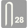 Agrafeuse, Construction entièrement en métal, R28, 20511710