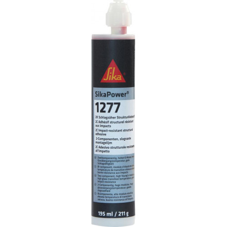 Adhésif SikaPower-1277 195ml DualCartouche(2K) (Par 12)