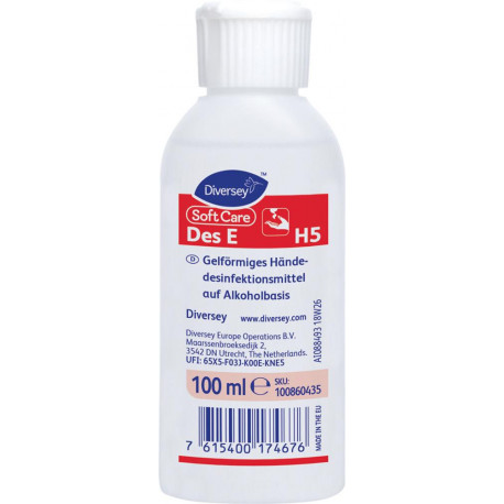 Désinfection des mains Soft Care Des E H5 100 ml (Par 50)