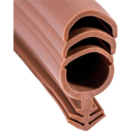 Joint de feuillure d'ouvrant UNIVESEAL25m marron foncé Plus pour fenętres et portes TPE
