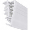 Joint de feuillure d'ouvrant ws 65m x Rainures 28 - 50 x Hauteur 65 - 190mm TPE