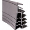 Joint de feuillure d'ouvrant noir 65m x Rainures. 28 - 50 x Hauteur. 65 - 190mm TPE