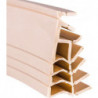 Joint de feuillure d'ouvrant beige 65m x Rainures 28 - 50 x Hauteur. 65 - 190mm TPE