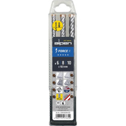 Foret SDS-plus FORCE X 3- Unités 160 mm Alpen