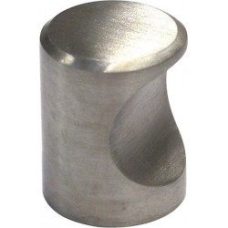 Poignée boule acier inoxydable brossé 21 mm