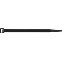 Attache câble noir UV 100x25mm a100 unités SapiSelco