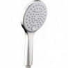 Pommeau de douche Luba trois chrome blanc