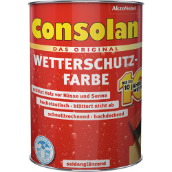 Peinture protection intempéries CONSOLAN anthracite gris 2,5 l