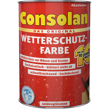 Peinture protection intempéries CONSOLAN anthracite gris 2,5 l
