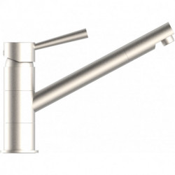Robinet d'évier HD CORNWALL aspect acier inoxydable
