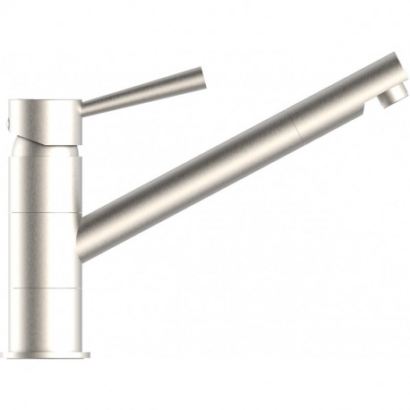 Robinet d'évier HD CORNWALL aspect acier inoxydable