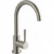 Robinet d'évier HD CORNWALL aspect acier inoxydable