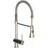 Robinet d'évier HD CORNWALL aspect acier inoxydable