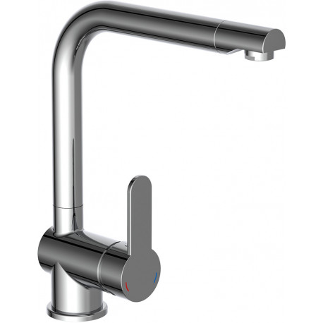 Robinet d'évier chrome RIO HD / noir
