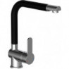Robinet d'évier chrome RIO HD / noir