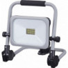 Projecteur BAtterie 20W lumineux IP54 argent avec support