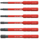 Set lame interchangeable slimBit electric 6-coté 6-pièces Wiha