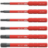 Set lame interchangeable slimBit electric 6-coté 6-pičces Wiha