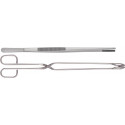 Set pinces en 2 parties, pince 38 cm, pince à épiler 30 cm