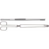 Grillbesteck 2-tlg.Zange 38cm Pinzette 30cm