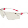 Lunettes de protection 506 UP EN 166, EN 170 branches blanc rose, verres transparents polycarbonate UNIVET