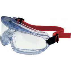 Lunettes de protect. à vision intégrale V-MAXX EN 166 monture bleue, verres transparents polycarbonate 10 pièces/UE HONEYWELL (Par 10)
