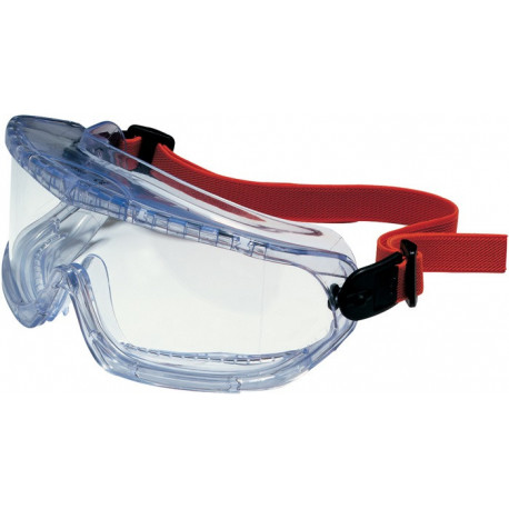 Lunettes de protect. à vision intégrale V-MAXX EN 166 monture bleue, verres transparents polycarbonate 10 pièces/UE HONEYWELL (Par 10)