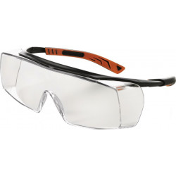 Lunettes de protection 5X7010000 EN 166, EN 170 FT K branches noires, verres transparents polycarbonate UNIVET