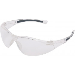 Lunettes de protection A800 EN 166-1FT branches transparentes, verres transp. polycarbonate HONEYWELL