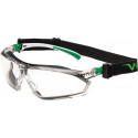 Lunettes de protection 506 UP Hybrid EN 166EN 170 Poignée blanc lentille verte claire