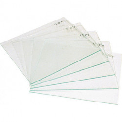 Verre de rechange verre, incolore pour masque de soudage (Par 100)