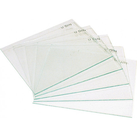 Verre de rechange verre, incolore pour masque de soudage (Par 100)