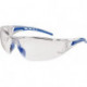 Lunettes de protection Falcon 2 EN 166 branches bleues, verres transparents polycarbonate