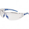 Lunettes de protection Falcon 2 EN 166 branches bleues, verres transparents polycarbonate