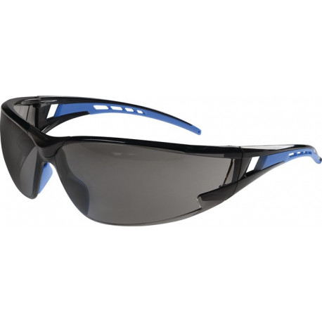 Lunettes de protection Falcon 2 EN 166 branches bleues verres teintés polycarbo