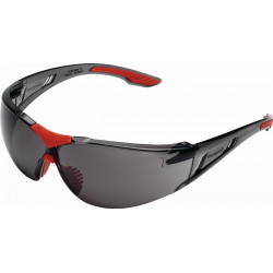 Lunettes de protection SVP-400 EN 166 branches grises verres gris teintés HONEY