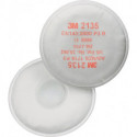 Filtre à particules rond 2135 EN 143:2000 P3 pour 4000370675-680 -690-691 3M (Par 20)