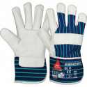 Gant d'hiver Bremerhaven taille 10 bleu EN 388 catégorie EPI II cuir fleur de vachette HASE (Par 12)