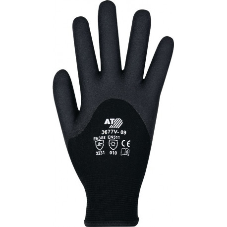 Gant de protection contre le froInt taille 10 noir EN 388 EN 511 catégorie EPI I (Par 6)