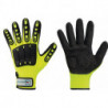Gant Resistant taille 11 jaune vif/noir EN 388 catégorie EPI II fibre synthétiqu