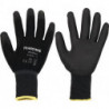 Gant Workeasy Black PU taille 8 noir EN 388 catégorie EPI II polyester avec polyuréthane HONEYWELL (Par 100)